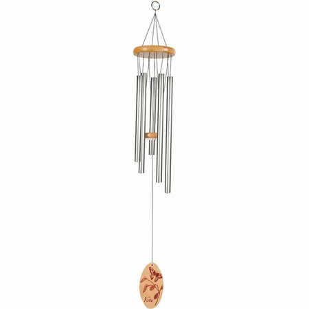 SUNSET VISTA DESIGNS 29 in. Silver Wind Chime 90644